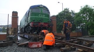 C231 arrives at Downpatrick [upl. by Brunhilde]