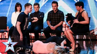 Whatever you do DONT look into Hypnodogs eyes  Britains Got Talent 2015 [upl. by Serles]