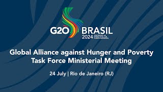 Ministerial Meeting of the G20 Task Force EN  24072024 [upl. by Ahsinat]