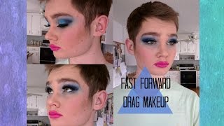 Fast Forward Drag Makeup [upl. by Alaekim]