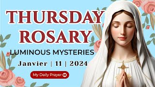 THE ROSARY TODAY❣️LUMINOUS MYSTERIES❣️JANUARY 11 2024 HOLY ROSARY MONDAY PRAY FOR GODS PROTECTION [upl. by Acissej]