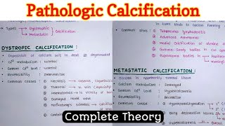 Pathologic Calcification  Dystrophic and Metastatic Calcification [upl. by Stearn]