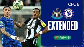 Newcastle 20 Chelsea  HIGHLIGHTS  Extended  Carabao Cup 2425 [upl. by Dotson]