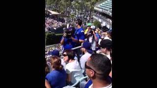 Proposal at dodger baseball game [upl. by Maurise]