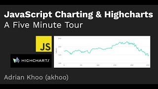 JavaScript Charting amp Highcharts in 5 Minutes [upl. by Ydieh]