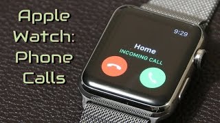 Apple Watch How to Make and Recieve Phone Calls [upl. by Dorsman797]