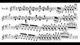 Paganini The Carnival of Venice original work full YouTube [upl. by Almire]