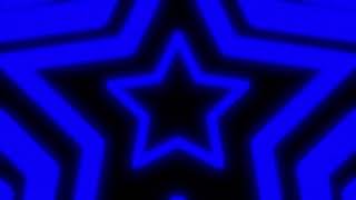 Black and Blue Y2k Neon LED Lights Star Background  1 Hour Looped HD [upl. by Bradney310]