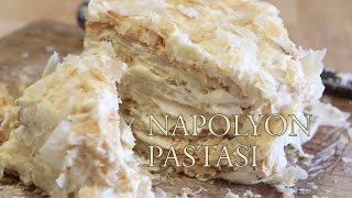 Napolyon pasta Rus Pastası Hızlı versiyonu Napoleon Cake Fast version Торт Наполеон [upl. by Benedicta27]