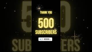 500 SUBSCRIBERS THANK YOU  GIVEAWAY [upl. by Nnail531]