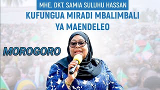 🔴🅻🅸🆅🅴 MOROGORO  RAIS DKT SAMIA ANAZINDUA KAMPENI YA TUTUNZANE WILAYANI MVOMERO [upl. by Livvy]