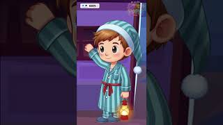 Wee Willie Winkie  Kids amp Nursery Rhymes  Sing Along Song  Animated shortsfeed shortsviral [upl. by Behlau366]