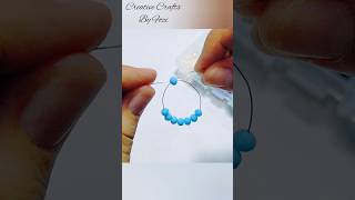 Easy Daisy Earrings Tutorial Beaded Jewelry DIY shorts [upl. by Ennaihs368]