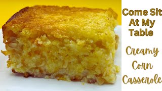 Creamy Corn Casserole  A Cross Between Corn Bread and Corn Pudding  So Moist and Delicious [upl. by Oicnerual]