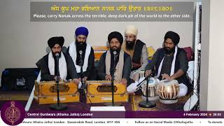 Anand Sahib  Bhai Satninder Singh Bodal  020424  Live London [upl. by Acirat3]