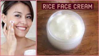 DIY Rice Cream  Skin Whitening amp Anti Aging Rice Cream [upl. by Northrop]