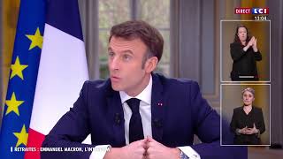 Macron appelle les français a manifester le 23 mars 2023 [upl. by Meesak385]