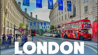 Experience the Magic of London’s West End Summer 2024 Walking Tour 4K HDR [upl. by Wolsniw]