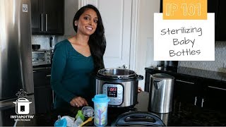 Sterilizing Baby Bottles in the Instant Pot  Episode 052 [upl. by Fenelia595]