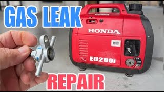 Repair Gas Leak  Honda EU2000i Generator [upl. by Ahsinad530]