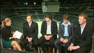 Ovechkin Semin Fedorov and Kozlov CSN Intv [upl. by Heiskell284]