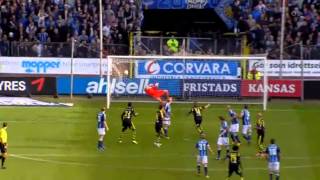 DIF  AIK 169 2012 03 Highlights Sista Råsunda Derbyt [upl. by Loredo]