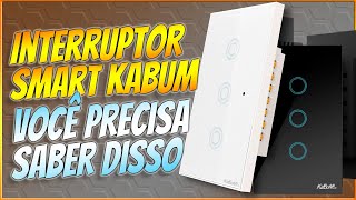 VEJA ANTES DE COMPRAR INTERRUPTOR SMART KABUM UNBOXING E INSTALAÇÃO [upl. by Sadira]