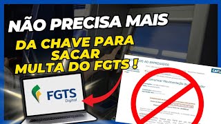 Como SACAR multa de 40 do FGTS pelo CELULAR  NÃO precisa mais de chave 🔑 de conectividade [upl. by Gilbertina]