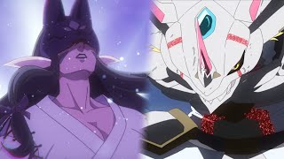 Dark Renamon Mega VS Gammamon Mega Siriusmon First Appearance Digimon Ghost Game Episode 56 Review [upl. by Noletta]