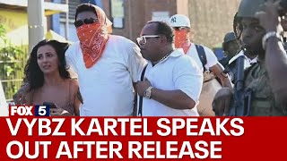 Vybz Kartel speaks out after prison release Exclusive [upl. by Allimak]