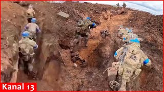 “Forward well attackquot battle between“ Azovquot fighters and Russians under difficult conditions [upl. by Xeno]