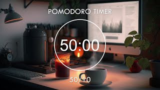 5010 Pomodoro Timer Ambience Nature Sounds  3 x 50 min  Focus Station [upl. by Lorette]