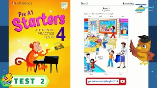 Starters 4  TEST 2  Authentic Examination Papers  Listening Test 2 With Answers Key [upl. by Jacynth]