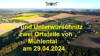 Oberwürschnitz und Unterwürschnitz zwei Ortsteile von Mühlental [upl. by Eniamerej771]