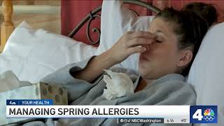 How to survive the 2024 pollen season  NBC4 Washington [upl. by Kavanaugh]