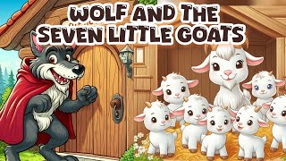 Wolf And The Seven Little Goats  Fairytale And Bedtime Story For Kids In English [upl. by Lonny]