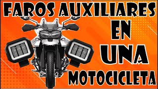 🥇INSTALACION DE FAROS AUXILIARES EN MOTOCICLETAS 🥇 HAZLO TU MISMO 🥇 [upl. by Nerret]