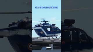 Hélicoptère de la Gendarmerie Nationale au Décollage [upl. by Kcirttap]