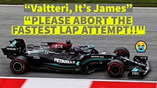 quotValtteri Its Jamesquot again  Dutch GP 2021 [upl. by Sanfred]