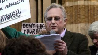 Richard Dawkins Speech at Protest the Pope March [upl. by Makell]