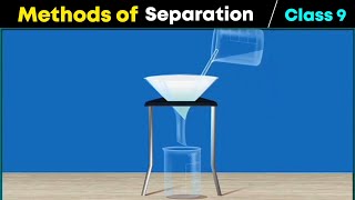 Methods of separation  1 ⚡3d animation  Class 9 Chemistry [upl. by Llednohs]