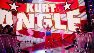 Kurt Angle Hometown Entrance WWE SmackDown Dec 9 2022 [upl. by Heywood]