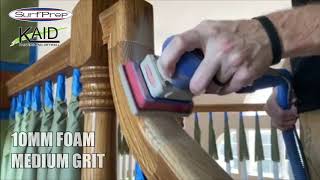 The Fastest Way to Prep an entire Stair Rail amp Bannister for Paint [upl. by Eisler]