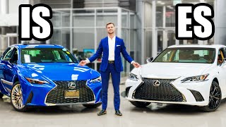 New Lexus IS vs ES Full Review Comparison Interior Exterior and More [upl. by Caresa494]