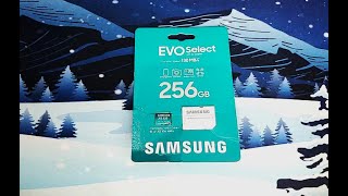 SAMSUNG EVO Select 256 GB MicroSD Card Review Speed Test  Rs 1100 Hindi [upl. by Terencio]