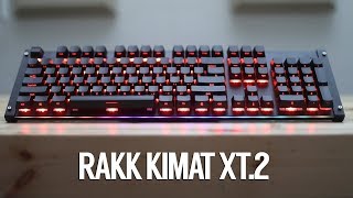 50 RAKK KIMAT XT2 RGB Gateron Blue  Unboxing Review amp Sound Test [upl. by Orin60]