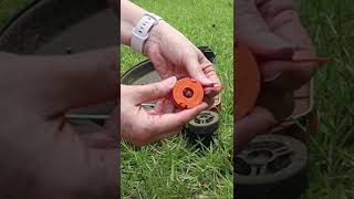 How to Replace String Trimmer Edger Line EASY  Worx Trimmer Spool Line  Weed Eater  Weed Whacker [upl. by Elora]