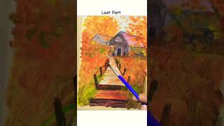 Step By Step Acrylic Painting Easy Steps painting landscapepainting [upl. by Grewitz955]