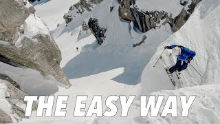 HOW TO SKI CORBETS COULOIR 2023 Hardest Ski Run in North America 4K [upl. by Renckens836]