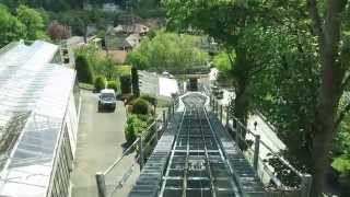 Standseilbahn 300001 Bern neue Marzilibahn 2015 Talfahrt  Funicular [upl. by Nnylirak]